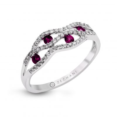 ZR11 Anniversary Ring in 14k Gold with Diamonds