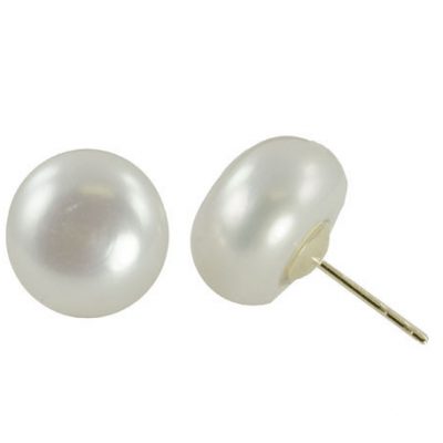 14KT Yellow Gold Freshwater Pearl Earring