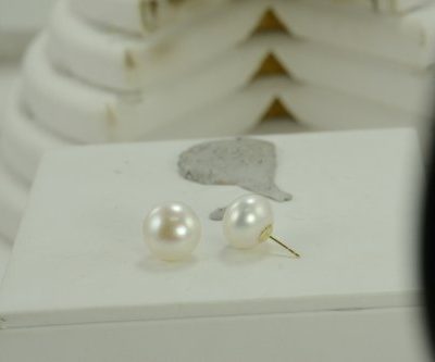 14KT Yellow Gold Freshwater Pearl Earring