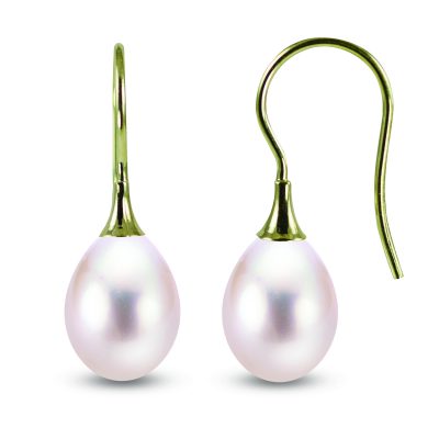 14KT Yellow Gold Freshwater Pearl Earring