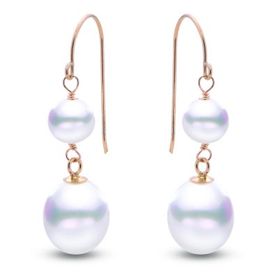 14KT Yellow Gold Freshwater Pearl Earring