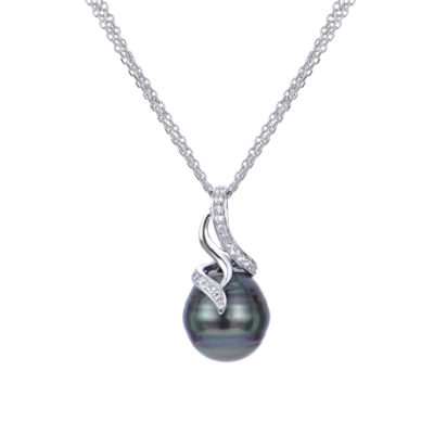 Sterling Silver Tahitian Pearl Pendant