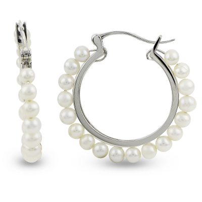 Sterling Silver Freshwater Pearl Earring