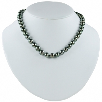 14KT White Gold Tahitian Pearl Necklace