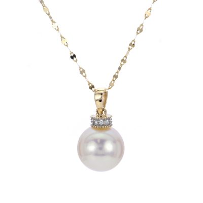 14KT Yellow Gold Freshwater Pearl Pendant