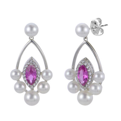 Sterling Silver Freshwater Pearl Earring