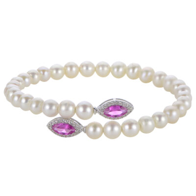 Sterling Silver Freshwater Pearl Bracelet