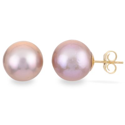 14KT Yellow Gold Freshwater Pearl Earring