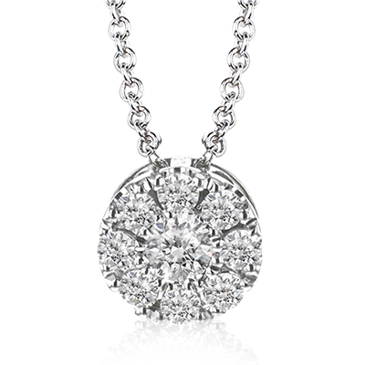 NGP101 Pendant in 14k Gold with Diamonds