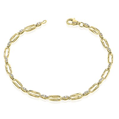 ZB263 Bracelet in 14k Gold with Diamonds