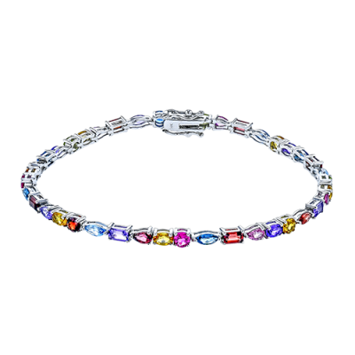ZB886 Color Bracelet in 14k Gold