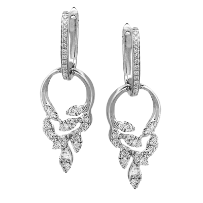 ZE889 Earring in 14k Gold with Diamonds