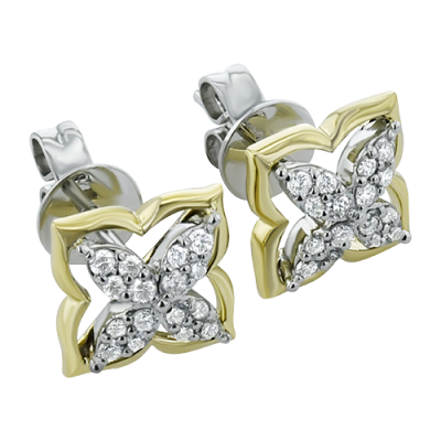 ZE914 Earring in 14k Gold with Diamonds