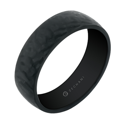 ZM151 Men Ring in Carbon Fiber
