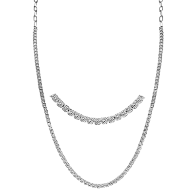 ZN119 Necklace in 14k Gold with Diamonds