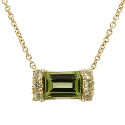 ZP1314-Y Color Pendant in 14k Gold