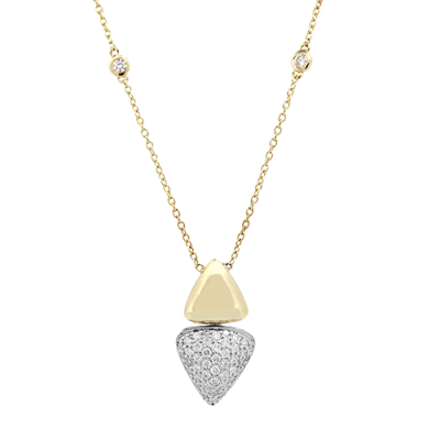 ZP1323 Pendant in 14k Gold with Diamonds