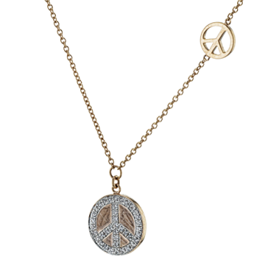 ZP916 Pendant in 14k Gold with Diamonds