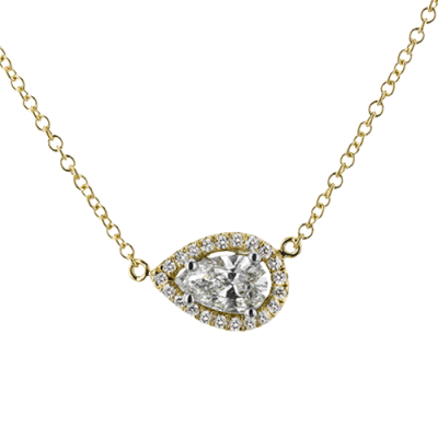 ZP992-Y Pendant in 14k Gold with Diamonds