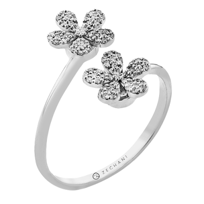 ZR2567 Right Hand Ring in 14k Gold with Diamonds